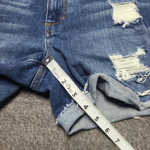 Joe's Womens Shorts W32 Cut Off Hot Mom Distressed Jeans Beach Party Denim Pants - Picture 2 of 8